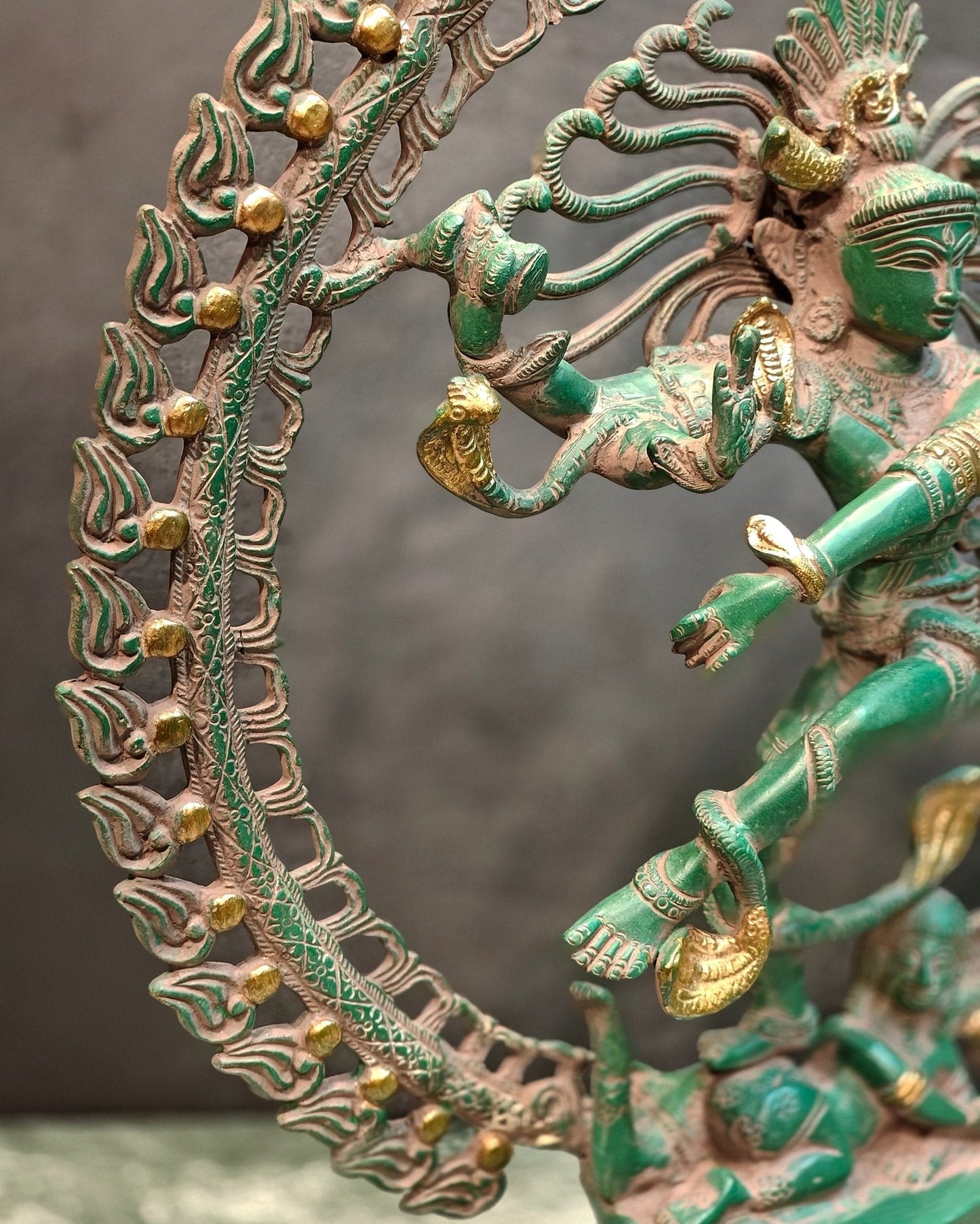 Nataraja Antique style Brass Statue | 20" Height