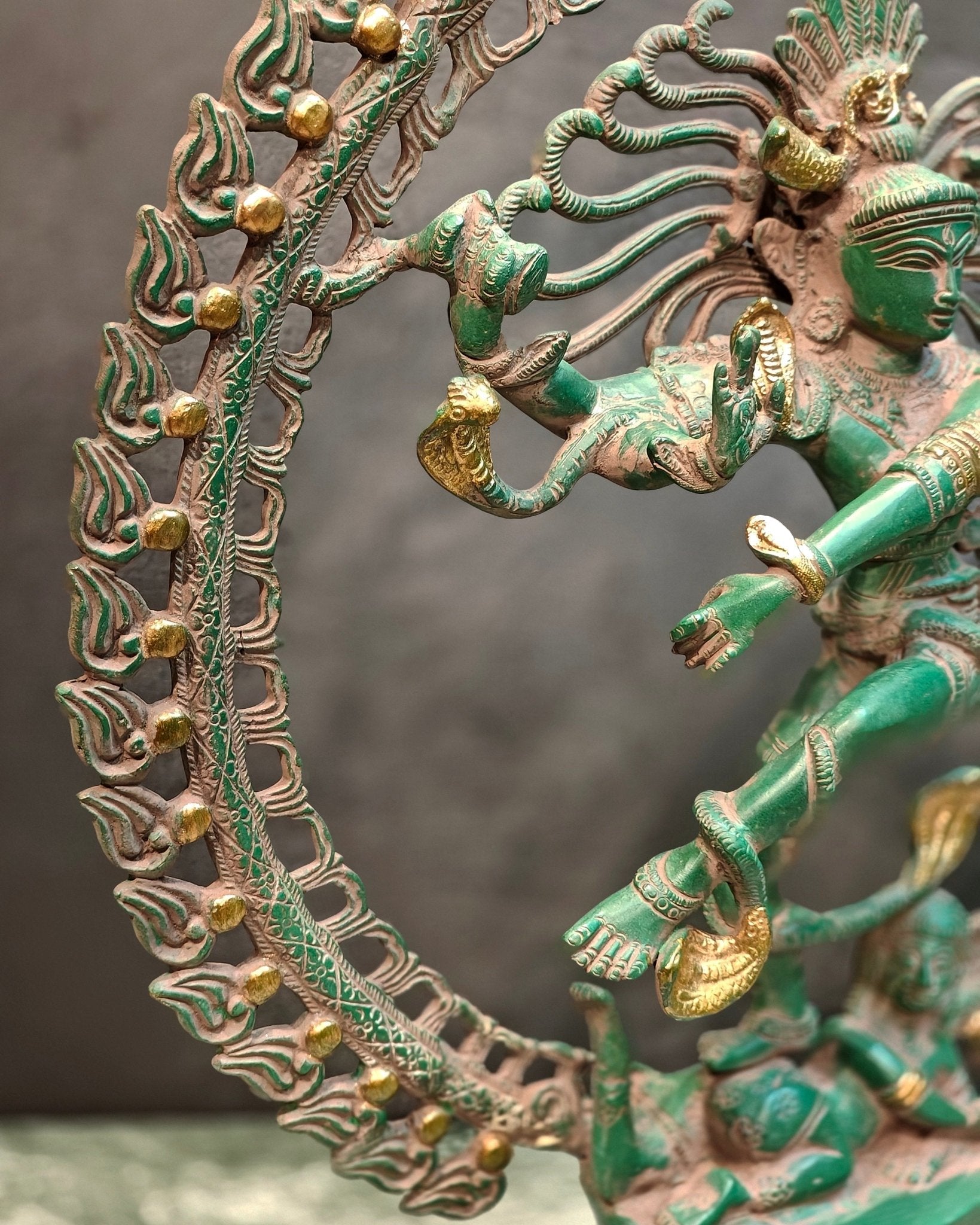 Nataraja Antique style Brass Statue | 20" Height