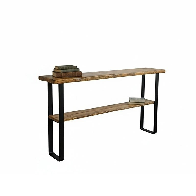 lumber Wooden Live Edge Console Table
