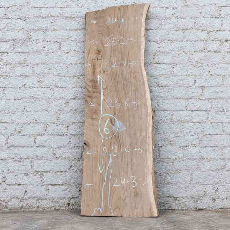 Natural Live Edge Solid Wood Slab for Custom Wooden Tabletops