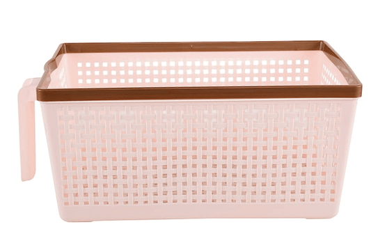 Nayasa Plastic Frill Basket No.2, Peach (SSB062)
