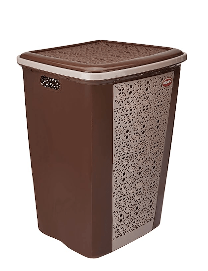 Nayasa Flora Grande Laundry Basket - Regular - Brown-1