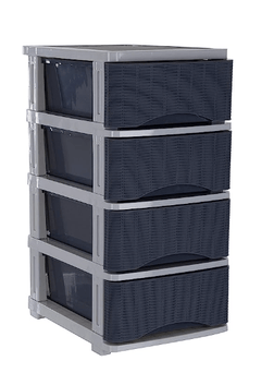 Nayasa Plastic Drawer, 1 Pieces, Grey - by AAROHI13-1