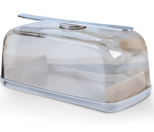 Nayasa Smart Butter Dish with Magnetic Butter Knife Holder & Side Section