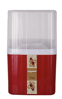 Nayasa Plastic Cutlery Stand, 1 Pieces, Red-1