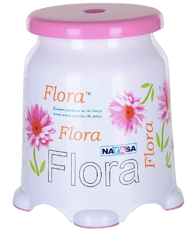 Nayasa Bathroom Stool No. 510 Pink Flora