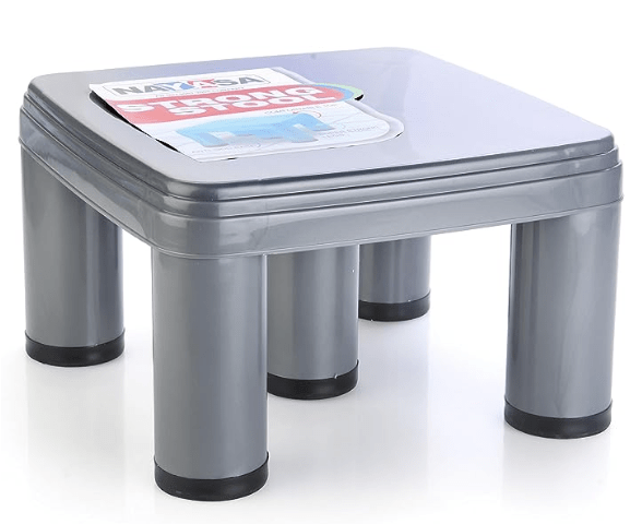 நயாசா ஸ்ட்ராங் எண் 517 பிளாஸ்டிக் ஸ்டூல், சாம்பல்