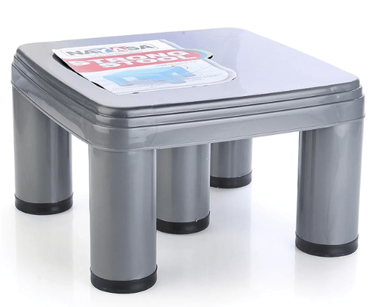 நயாசா ஸ்ட்ராங் எண் 517 பிளாஸ்டிக் ஸ்டூல், சாம்பல்