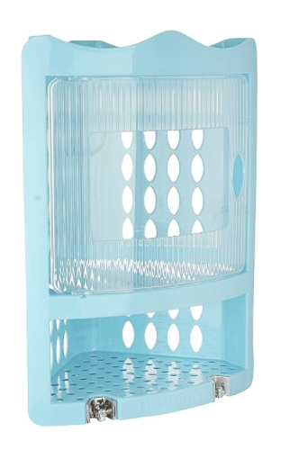 Nayasa Plastic Corner Rack (Blue)-1