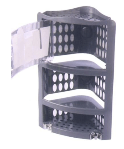 Nayasa Big Bathroom Corner Plastic Rack (Grey)Nayasa Big Bathroom Corner Plastic Rack