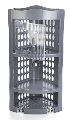 Nayasa Big Bathroom Corner Plastic Rack -1