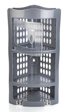 Nayasa Big Bathroom Corner Plastic Rack -1