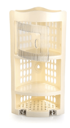 Nayasa Big Bathroom Corner Plastic Rack -1