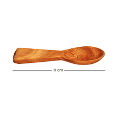 Neem Wood Condiments Spoon - Set of 6
