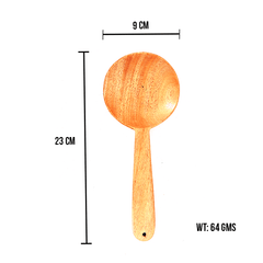 100% Natural Neem Wood Cooking & Serving Spoons/Spatula/Ladles, Set of 6, Toxin-free, Anti-microbial