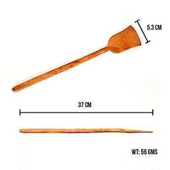 100% Natural Neem Wood Cooking & Serving Spoons/Spatula/Ladles, Set of 6, Toxin-free, Anti-microbial