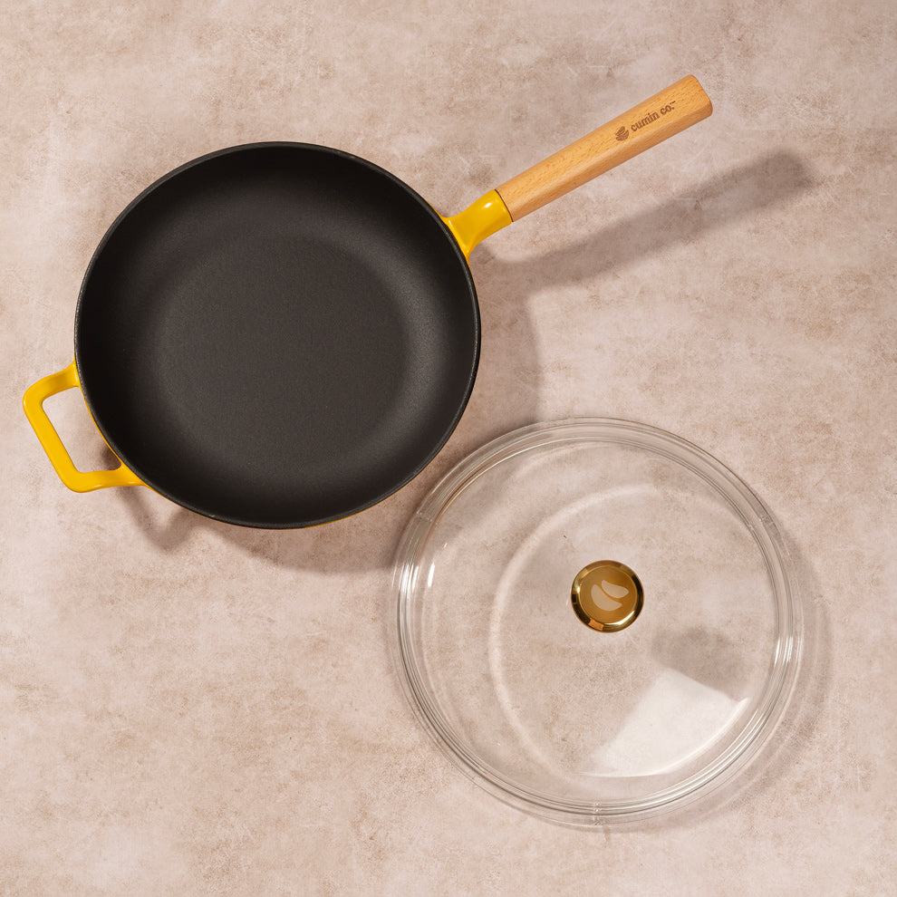 No. 10 Enamel Cast Iron Pan (26cm)