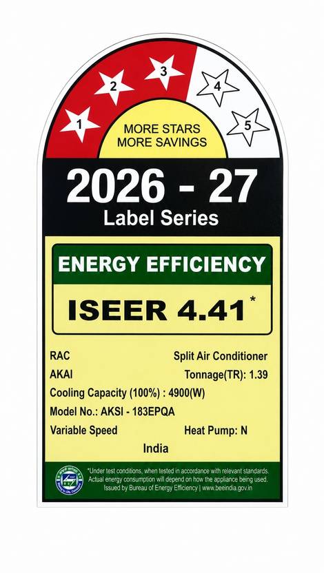Akai 2026 Model 1.5 Ton 3 Star Split Digital Inverter AC (AKSI-183EPQA, White)-4