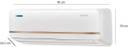 Blue Star 1.5 Ton 3 Star Split Inverter AC - White Smoke