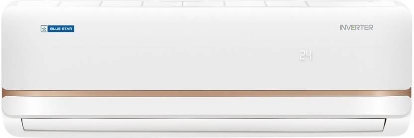 Blue Star 2023 Model 1 Ton 3 Star Split Inverter AC (IB312TNU, White brown)