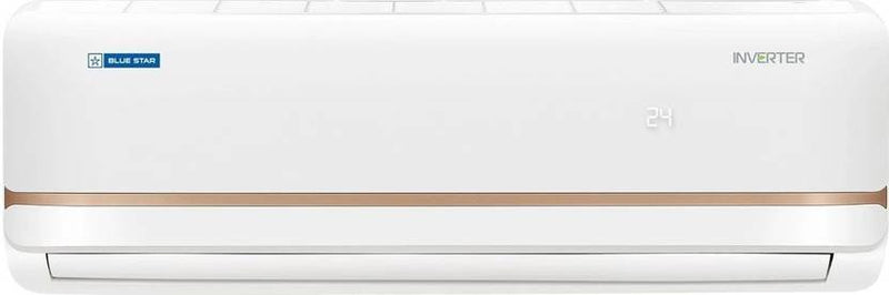 Blue Star 2024 Model 1.5 Ton 5 Star Split Inverter AC (IC518TNUR, White& Gold)-1