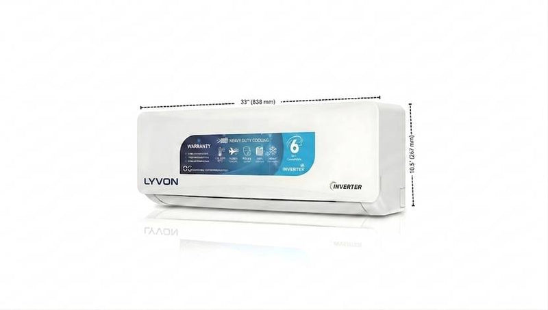 Lyvon 2026 Model 1.5 Ton 3 Star Split Inverter AC (LYNAC153S, White)-3