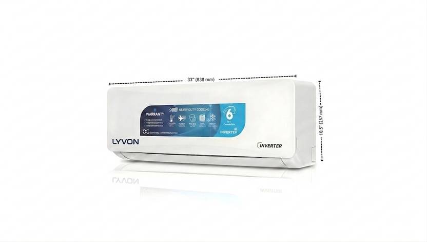Lyvon 2026 Model 1.5 Ton 3 Star Split Inverter AC (LYNAC153S, White)-3