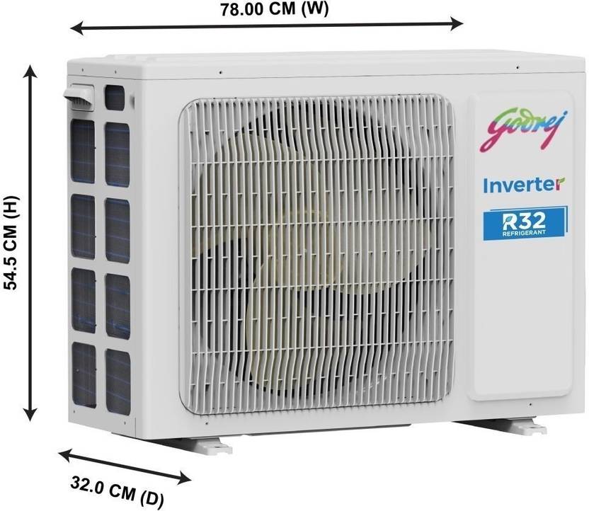 Godrej 2022 Model 1.5 Ton 3 Star Split Inverter AC (SIC 18TTC3-WWA, White)-3