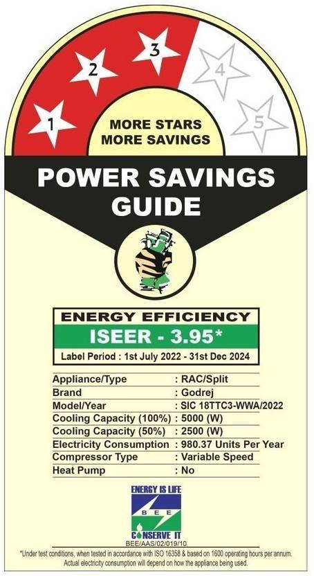 Godrej 2022 Model 1.5 Ton 3 Star Split Inverter AC (SIC 18TTC3-WWA, White)-4