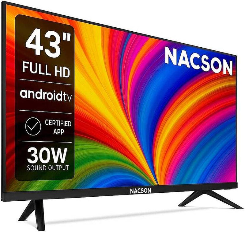 Nacson 109 cm (43 inch) Full HD LED Android TV with YOUTUBE, CLOUDTV APP STORE, PRIME VIDEOS, JIOHOTSTAR, Z5, SONY LIV, MX PLAYER TV, JIOCINEMA, (NS43FHD25M)-3