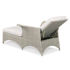 Neri Outdoor Swimming Poolside Lounger (Cream)
