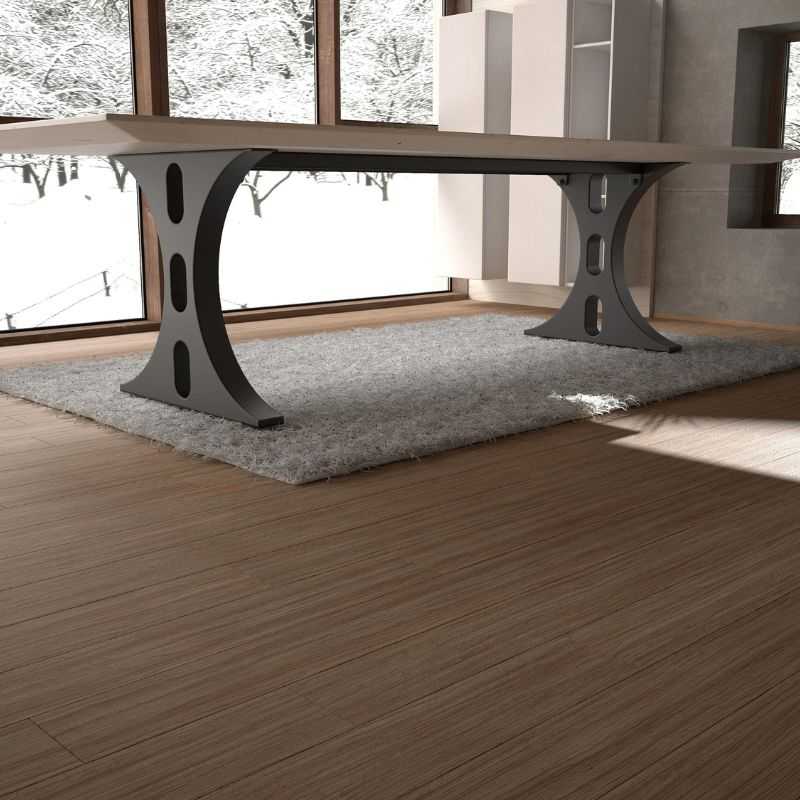 MS Powder C-Shape Coated Metal Table Legs | Industrial Legs Design for Desks & Tables
