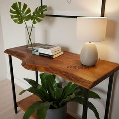 Royal Oak Live Edge Console Table