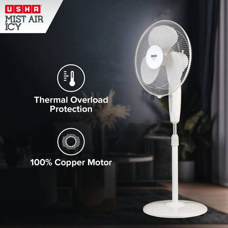 USHA Mist Air Icy 400 mm Pedestal Fan-5