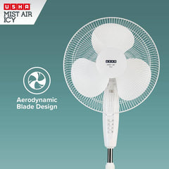 USHA Mist Air Icy 400 mm Pedestal Fan-3