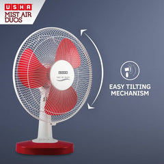 USHA Mist Air Duos 400 mm Table Fan-6