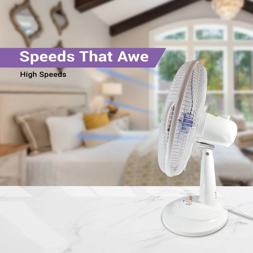 BAJAJ MIDIEA BT-07 400MM Silent Operation 400 mm Table Fan-2