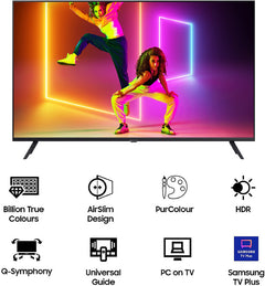 Samsung 108 cm (43 inches) Crystal 4K Series Ultra HD Smart LED TV UA43AUE60AKLXL (Black)