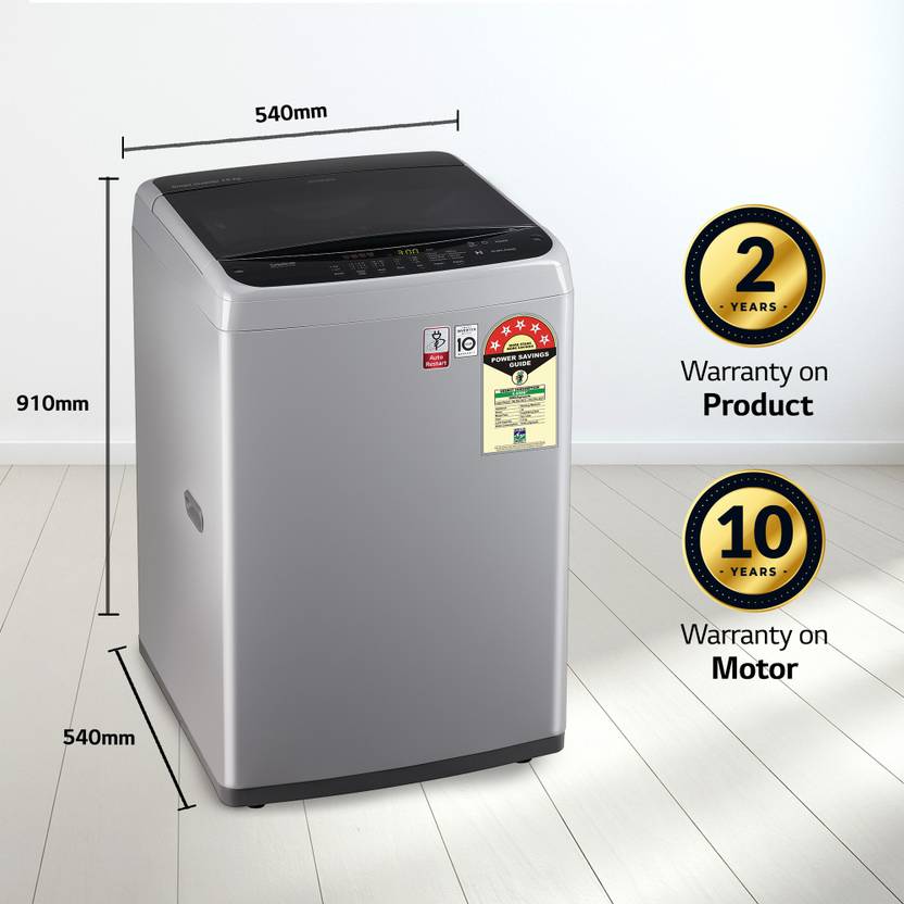 LG 7.5 kg Fully Automatic Top Load Washing Machine Grey (T75SPSF1Z)-2