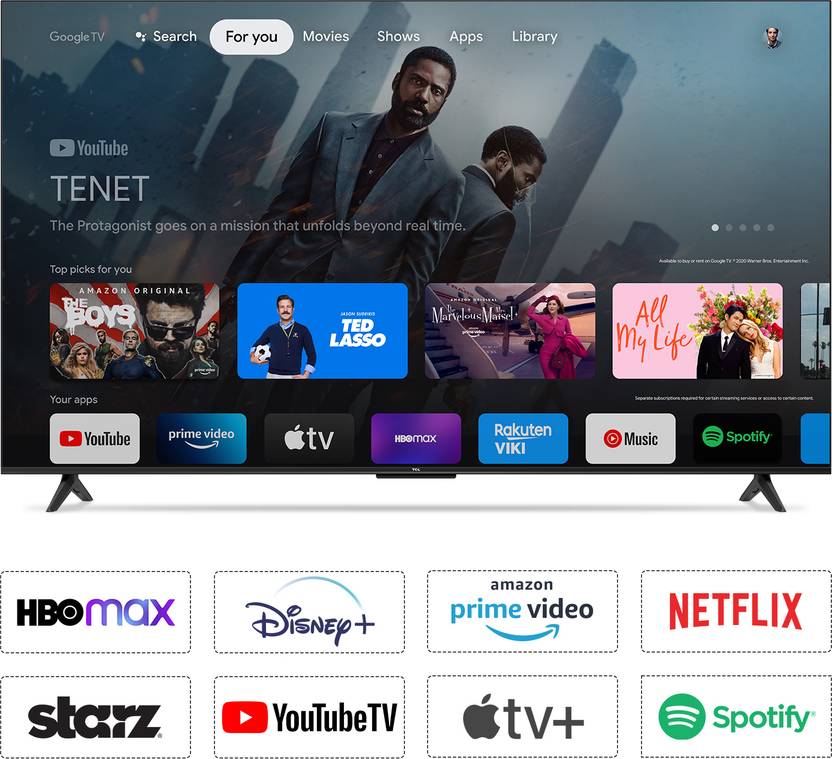 TCL 43P635 108 cm (43 inch) Ultra HD (4K) LED Smart Google TV with "Dolby Audio & HDR10"-4
