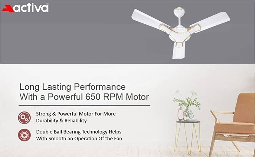 ACTIVA Corolla 900mm Ceiling Fan-5