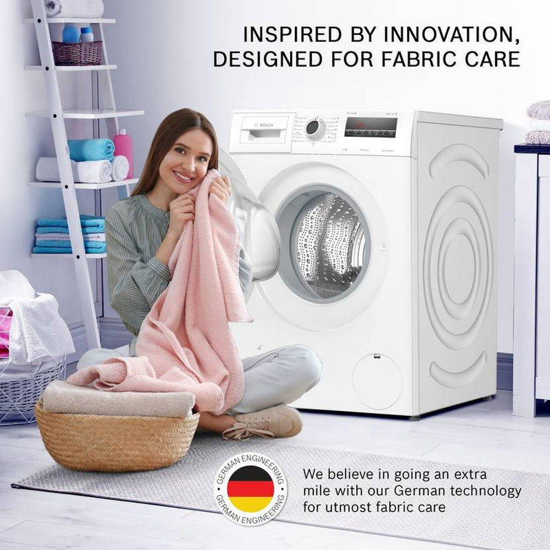 Bosch 8 kg AntiTangle,AntiVibration,1200RPM Fully Automatic Front Load Washing Machine with In-built Heater White (WAJ2426AIN)-3