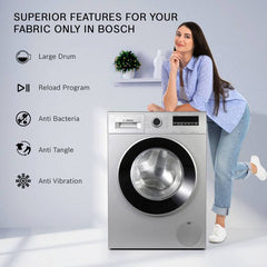 Bosch 8 kg AntiTangle,AntiVibration,1200RPM Fully Automatic Front Load Washing Machine with In-built Heater Silver (WAJ2426PIN)-2