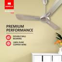 HAVELLS Ambrose with 2 Year Warranty 1200 mm Ceiling Fan (Gold mist Wood | Pack of 1)