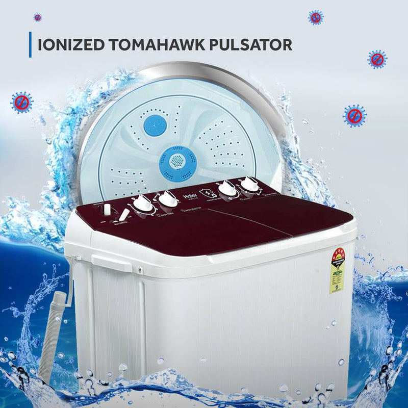 Haier 7.5 kg Semi Automatic Top Load Washing Machine Multicolor (HTW75-1169)-3