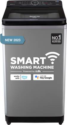 Panasonic 8 kg with Wi-Fi Enabled Fully Automatic Top Load Washing Machine with In-built Heater Grey (NA-F80AH1CRB)