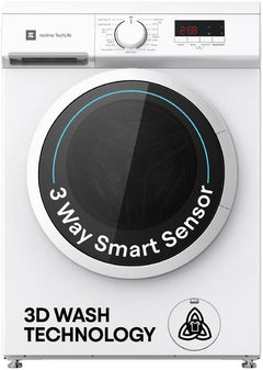 Realme TechLife 7 kg 5 Star Power Clean Fully Automatic Front Load Washing Machine with In-built Heater White (RMFL705NHNAW)-1