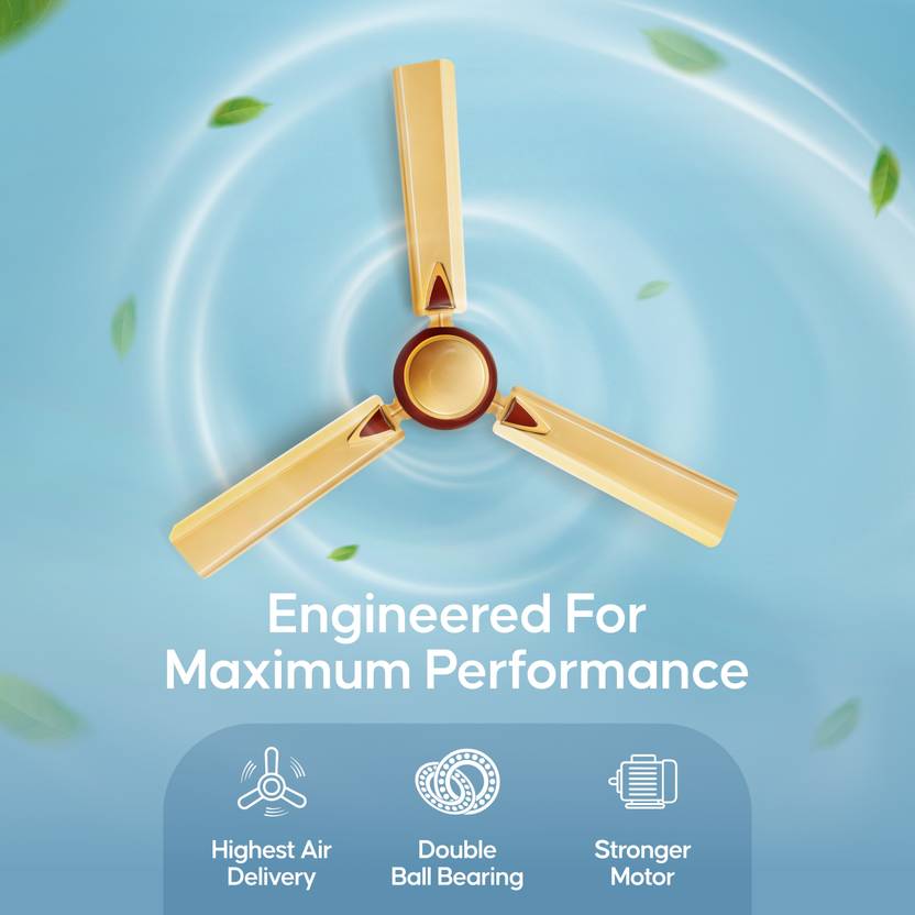 LONGWAY Starlite-1 P1 1200 mm/48 inch Ultra High Speed 3 Blade Anti-Dust Decorative Star Rated Ceiling Fan-4