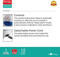 Prestige Atlas Delight Electric Rice Cooker