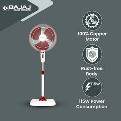 Bajaj Rapido 400 MM Pedestal Fan For Home-4